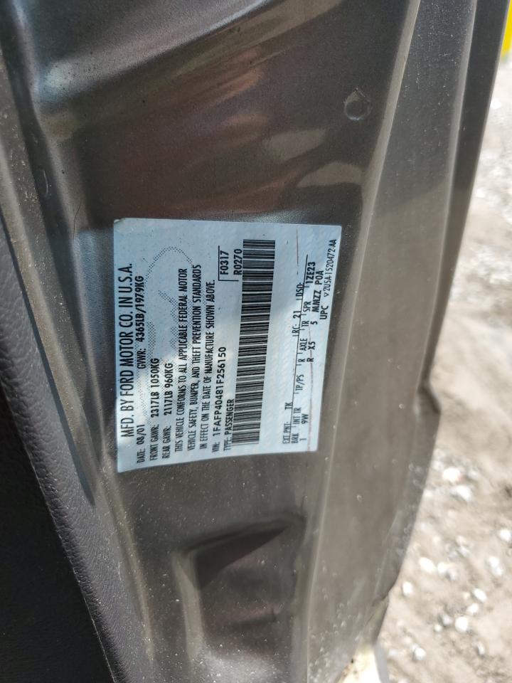 1FAFP40481F256150 2001 Ford Mustang