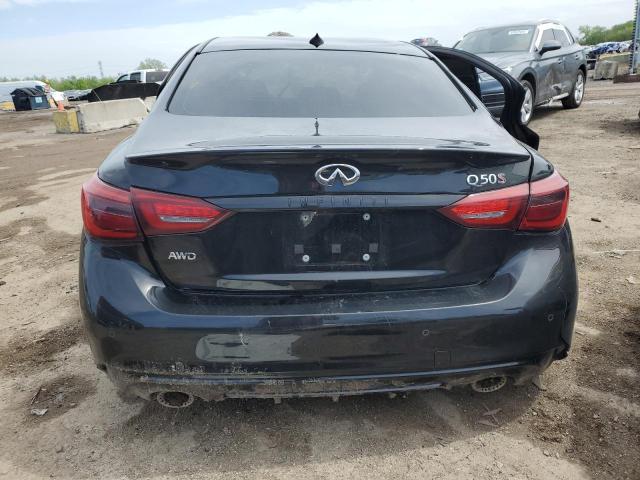 2021 Infiniti Q50 Red Sport 400 VIN: JN1FV7DR5MM880465 Lot: 53202454