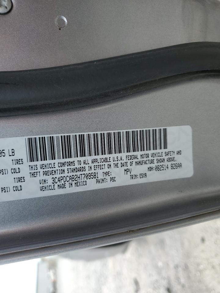 3C4PDCAB2HT709581 2017 Dodge Journey Se