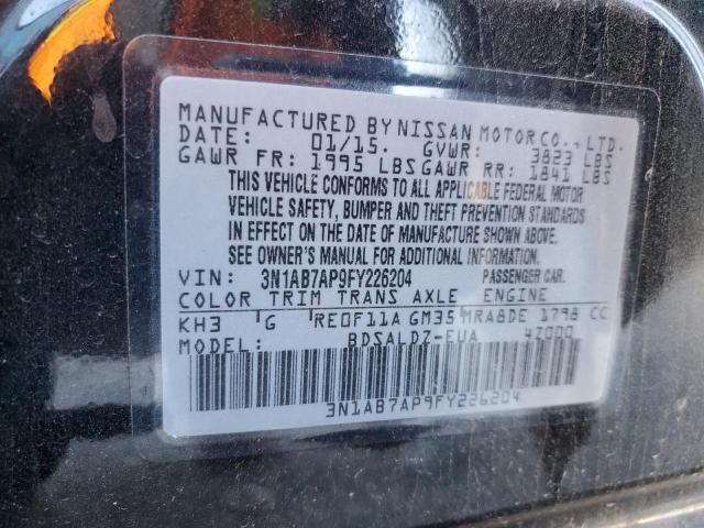 2015 NISSAN SENTRA S - 3N1AB7AP9FY226204