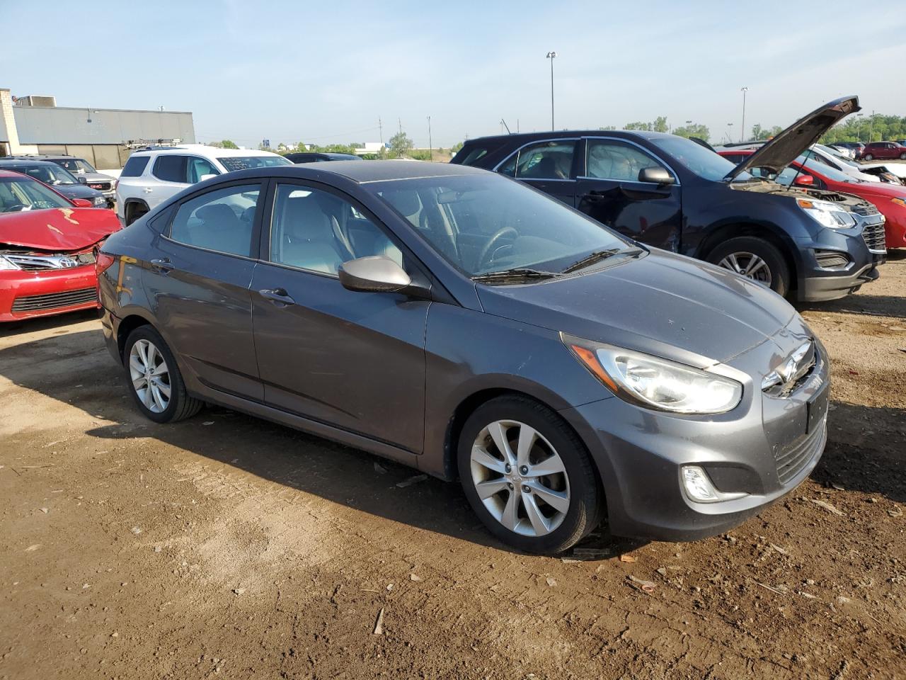 2012 Hyundai Accent Gls vin: KMHCU4AE2CU076492