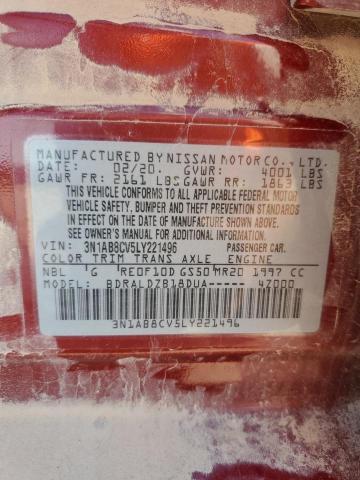 2020 Nissan Sentra Sv VIN: 3N1AB8CV5LY221496 Lot: 56531494