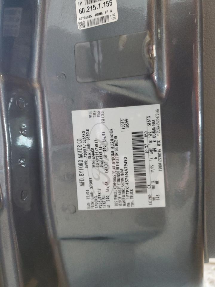 1FTPX14575NA79490 2005 Ford F150