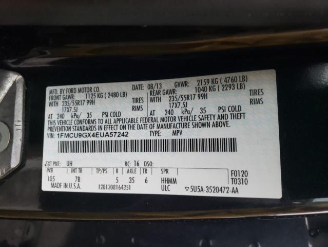 2014 Ford Escape Se VIN: 1FMCU9GX4EUA57242 Lot: 54726214