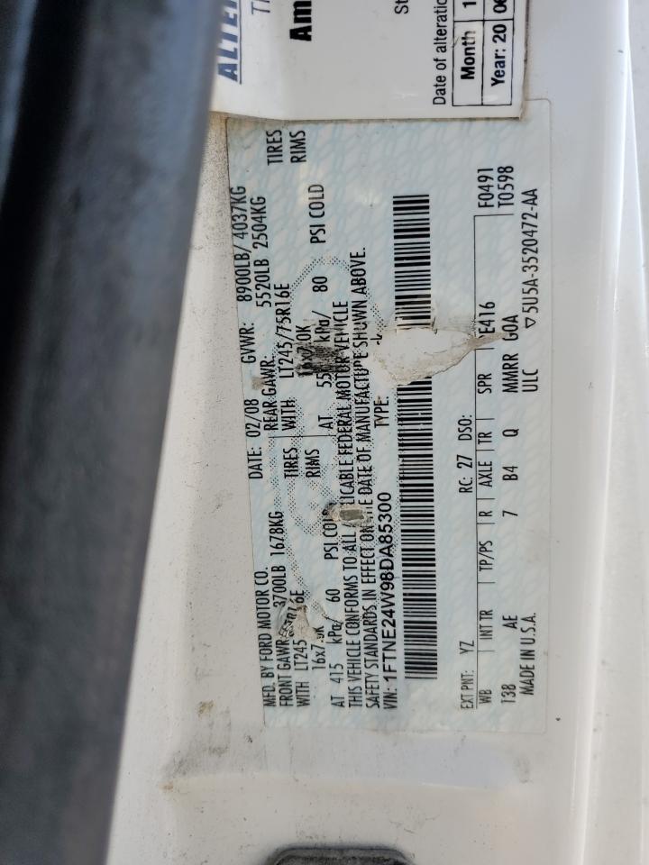 1FTNE24W98DA85300 2008 Ford Econoline E250 Van