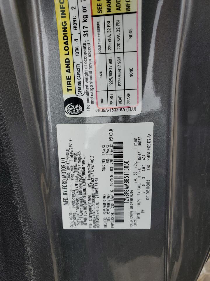 1ZVBP8AM8B5115050 2011 Ford Mustang