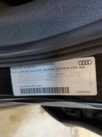 2014 Audi A6 Prestige VIN: WAUHGAFC0EN119941 Lot: 56263874