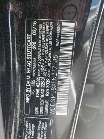 WDDSJ4EBXFN217385 2015 Mercedes-Benz Cla 250