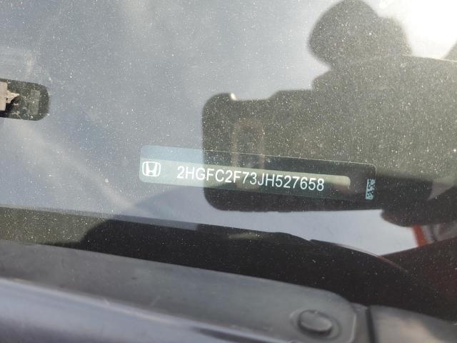 2018 Honda Civic Ex VIN: 2HGFC2F73JH527658 Lot: 54996064