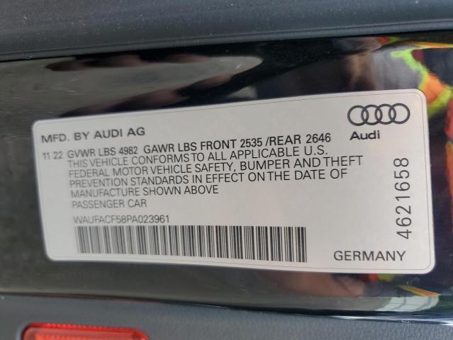 2023 Audi A5 Premium Plus 45 VIN: WAUFACF58PA023961 Lot: 55557964