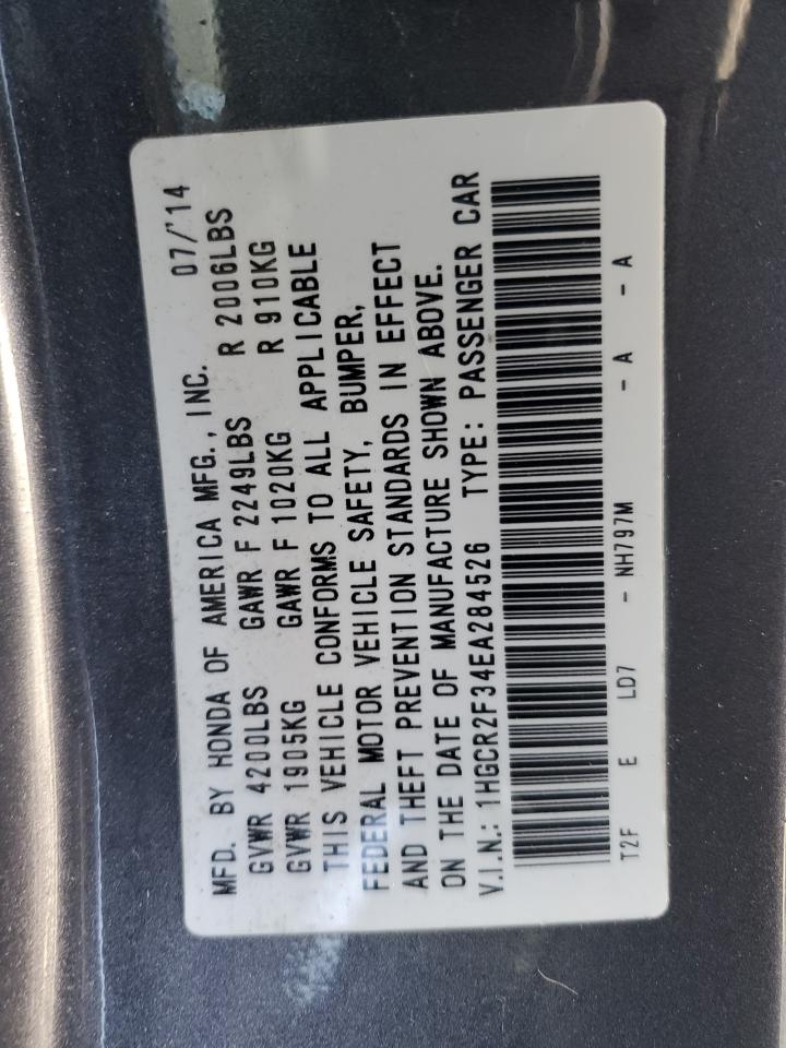 1HGCR2F34EA284526 2014 Honda Accord Lx