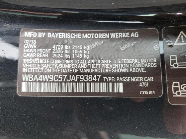 VIN WBA4W9C57JAF93847 2018 BMW 4 Series, 440XI no.12