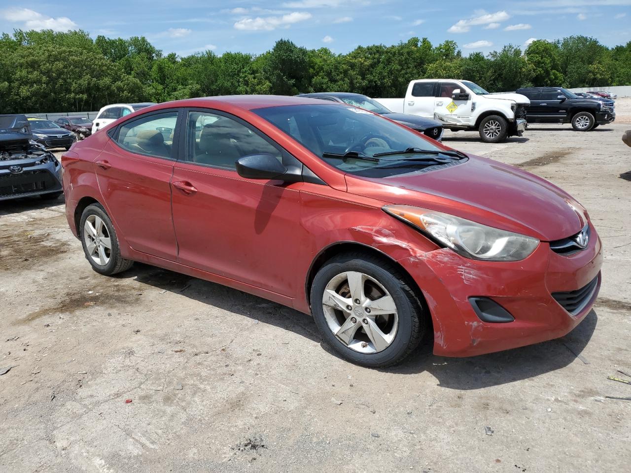 KMHDH4AE7BU115813 2011 Hyundai Elantra Gls