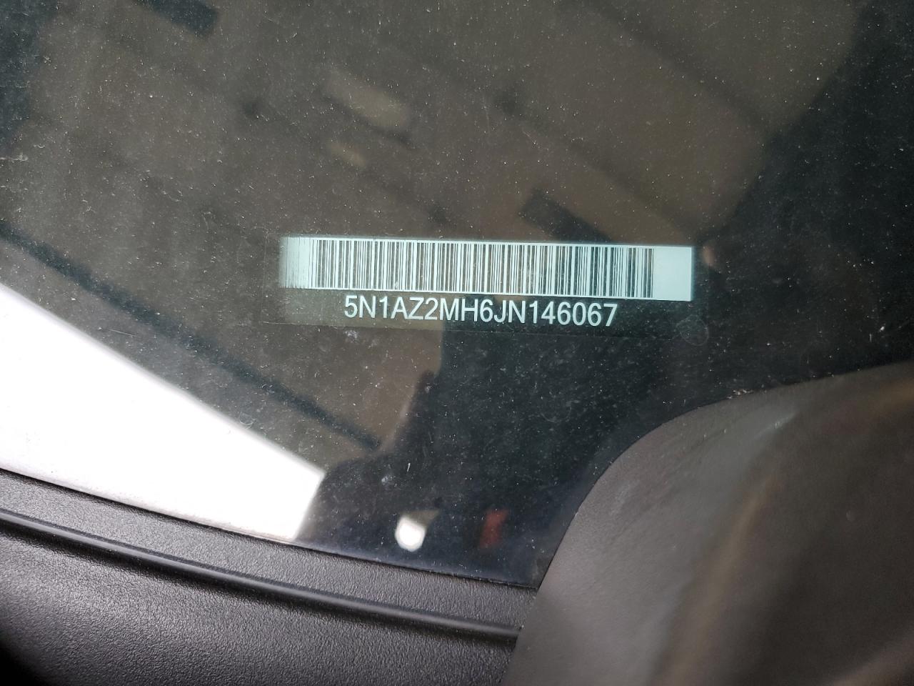 5N1AZ2MH6JN146067 2018 Nissan Murano S