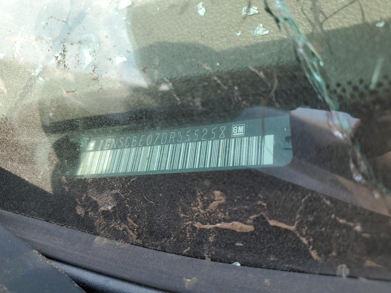 1GNSCBE07DR355258 2013 Chevrolet Tahoe C1500 Lt