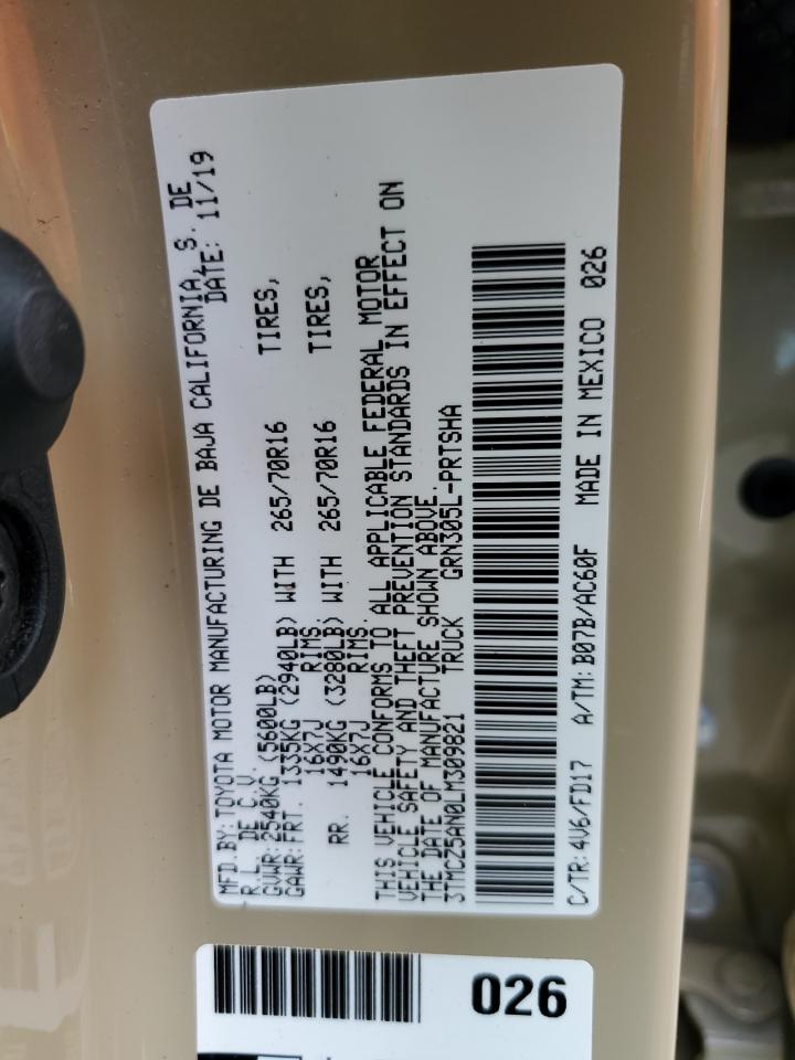 3TMCZ5AN0LM309821 2020 Toyota Tacoma Double Cab