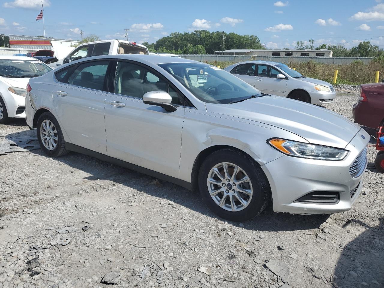 2016 Ford Fusion S vin: 3FA6P0G7XGR255280