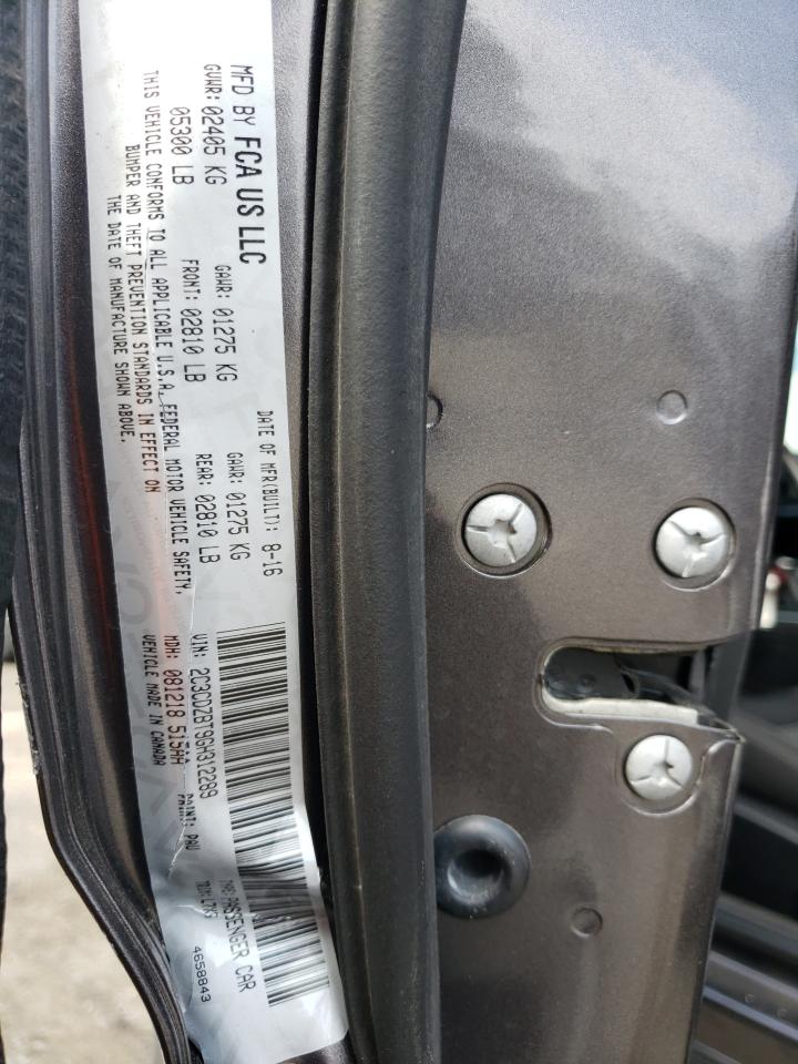 2C3CDZBT9GH312289 2016 Dodge Challenger R/T