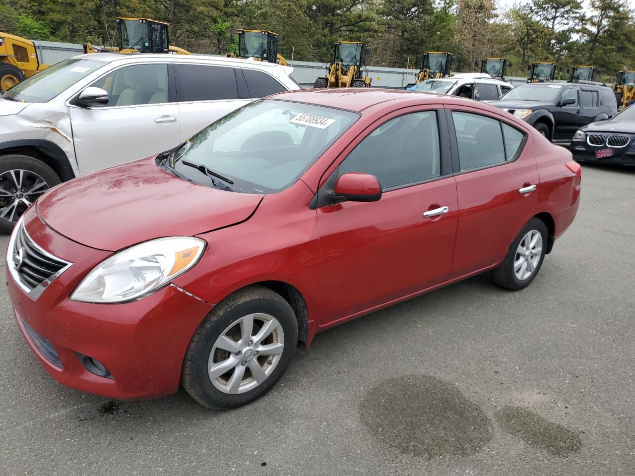 Lot #2551217632 2012 NISSAN VERSA S