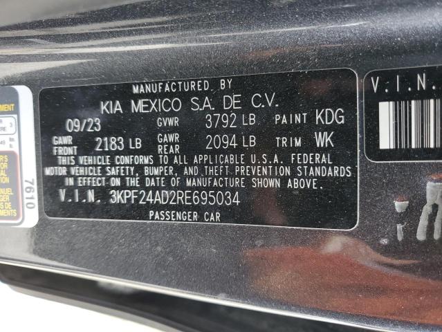 2024 Kia Forte Lx VIN: 3KPF24AD2RE695034 Lot: 56653814