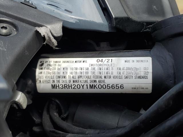 2021 YAMAHA MT-03 MH3RH20Y1MK005656