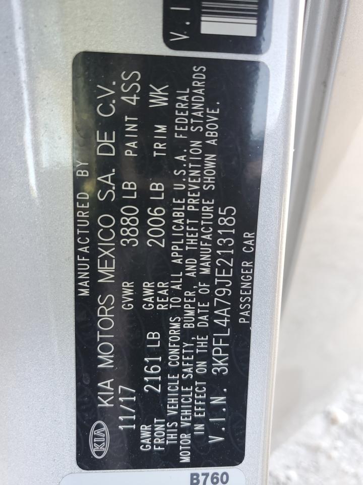 3KPFL4A79JE213185 2018 Kia Forte Lx