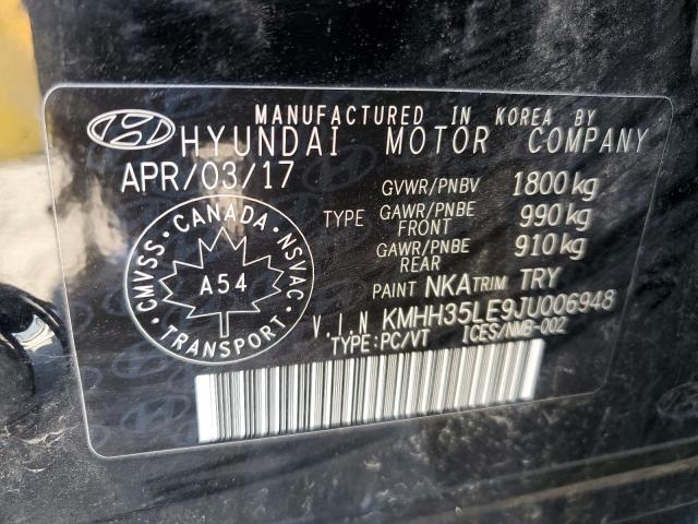 KMHH35LE9JU006948 2018 Hyundai Elantra Gt