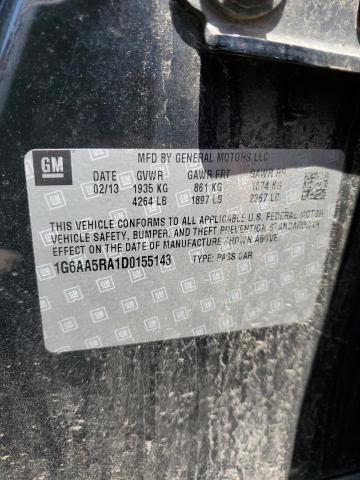 2013 Cadillac Ats VIN: 1G6AA5RA1D0155143 Lot: 54513334