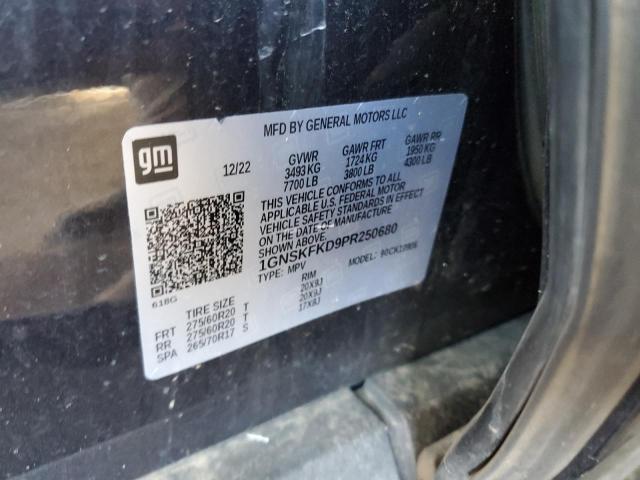 2023 CHEVROLET SUBURBAN K - 1GNSKFKD9PR250680