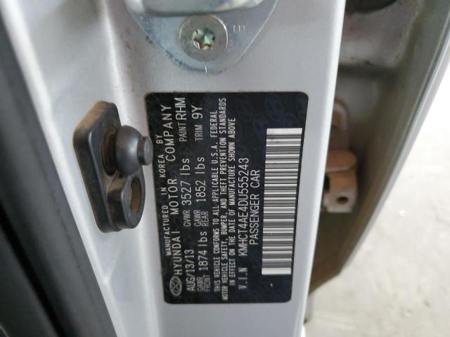 2013 Hyundai Accent Gls VIN: KMHCT4AE4DU555243 Lot: 54711684