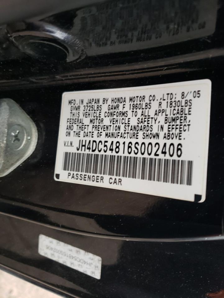 JH4DC54816S002406 2006 Acura Rsx