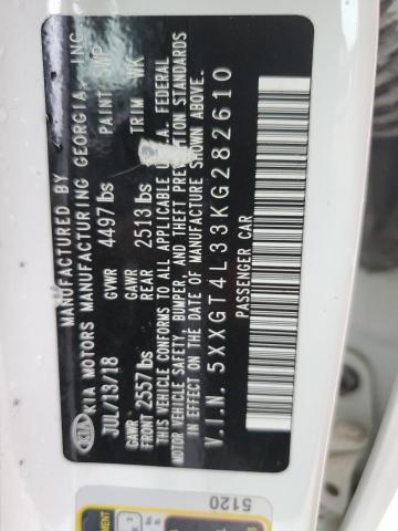 2019 Kia Optima Lx VIN: 5XXGT4L33KG282610 Lot: 54571314