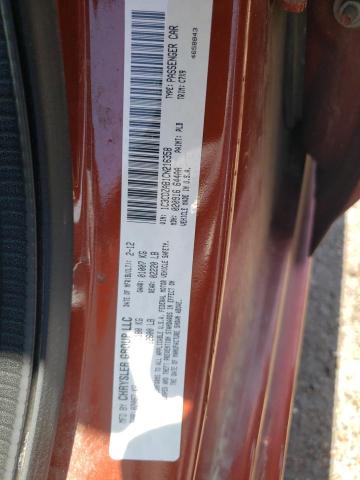 2012 Dodge Avenger Se VIN: 1C3CDZAB1CN216358 Lot: 55909234