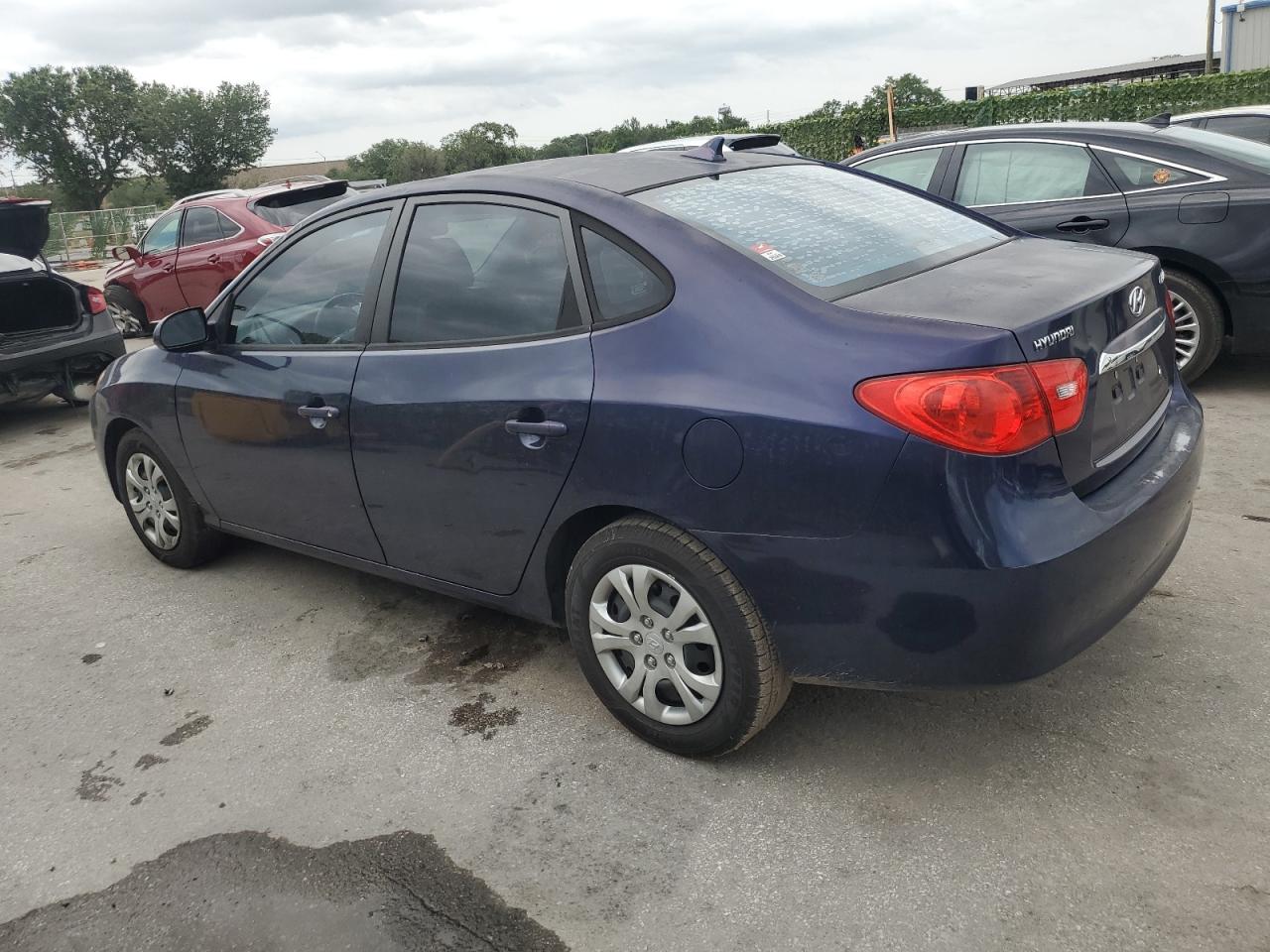 KMHDU4AD7AU982744 2010 Hyundai Elantra Blue