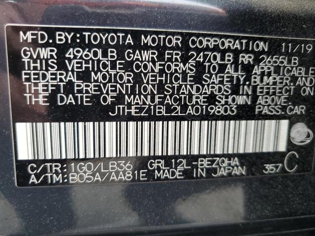 2020 LEXUS GS 350 F-S JTHEZ1BL2LA019803