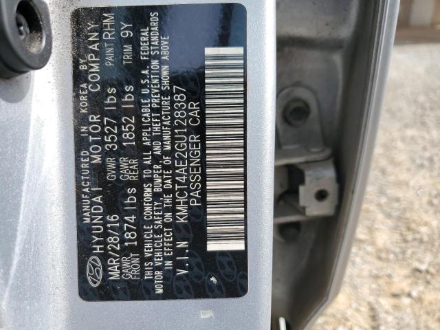 2016 Hyundai Accent Se VIN: KMHCT4AE2GU128387 Lot: 56520254