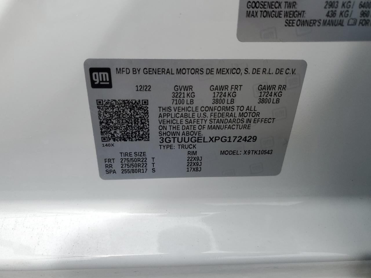 3GTUUGELXPG172429 2023 GMC Sierra K1500 Denali