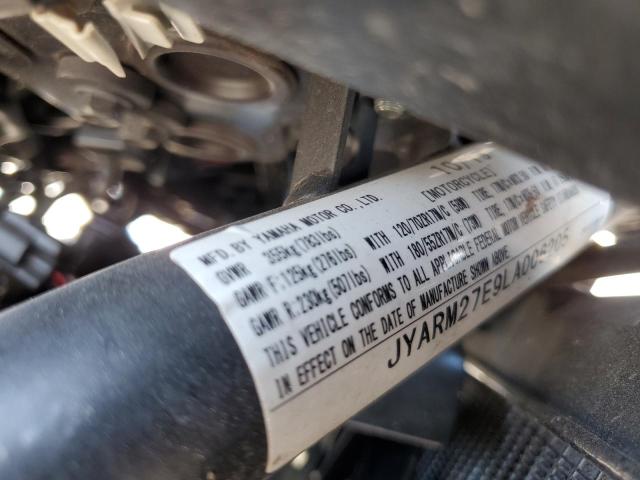 2020 YAMAHA MT07 JYARM27E9LA006205