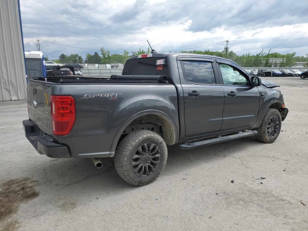 FORD RANGER XL 2019 gray  gas 1FTER4FH6KLB10648 photo #4