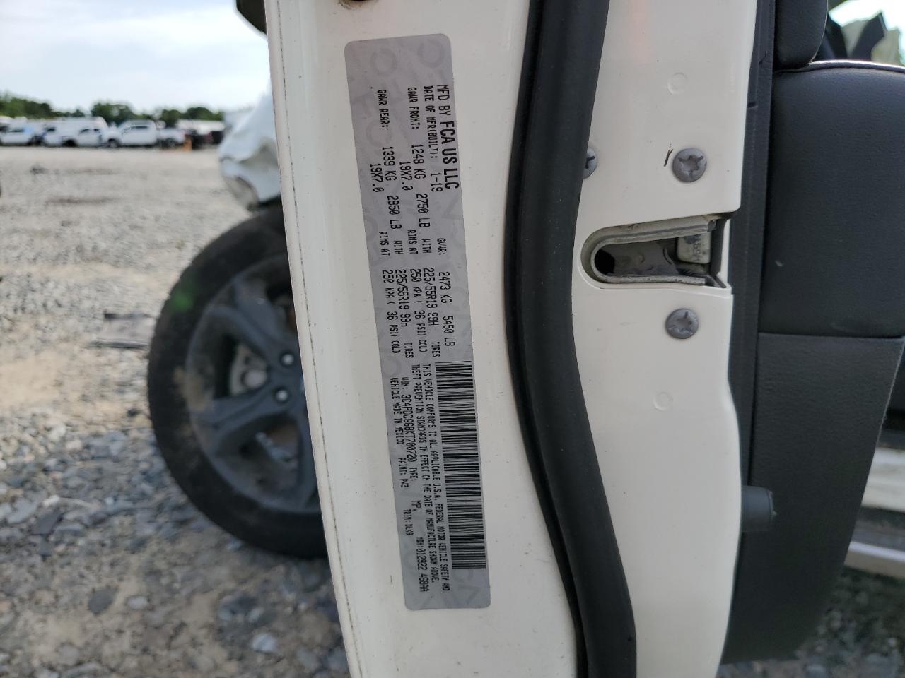 3C4PDCGG8KT700720 2019 Dodge Journey Crossroad