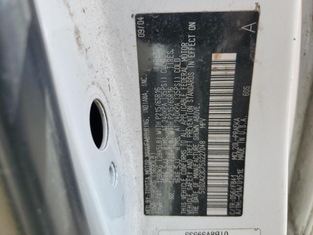 2005 Toyota Sienna Ce VIN: 5TDZA23C75S227048 Lot: 57089114