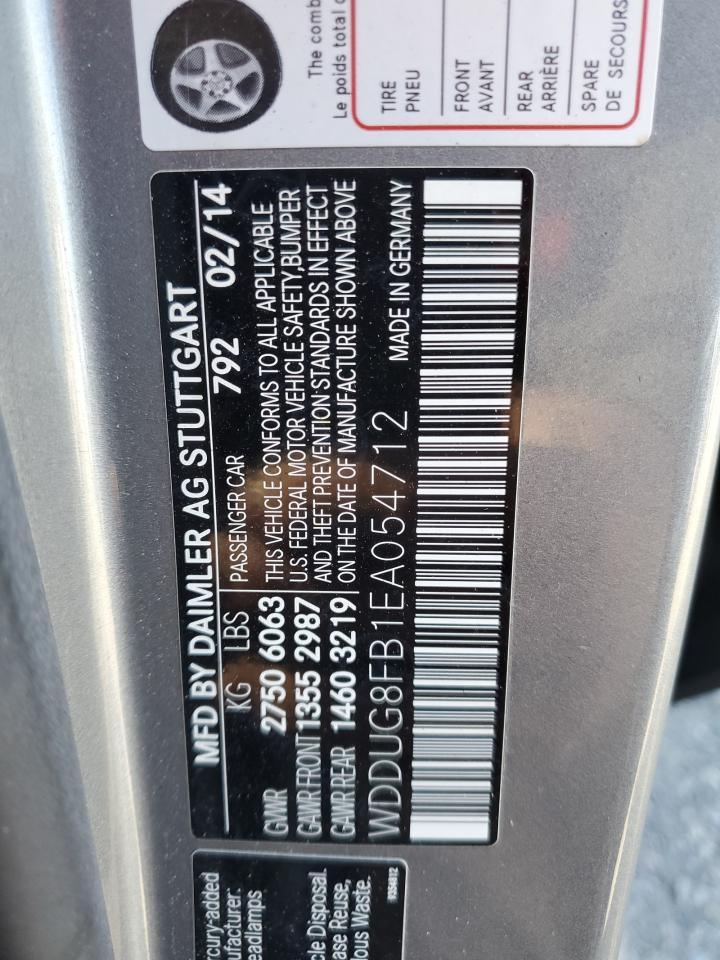 WDDUG8FB1EA054712 2014 Mercedes-Benz S 550 4Matic