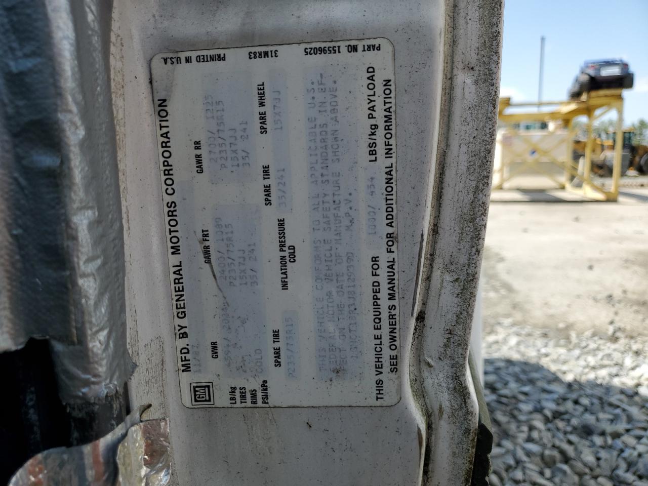 1GNCT18R3J8129390 1988 Chevrolet Blazer S10