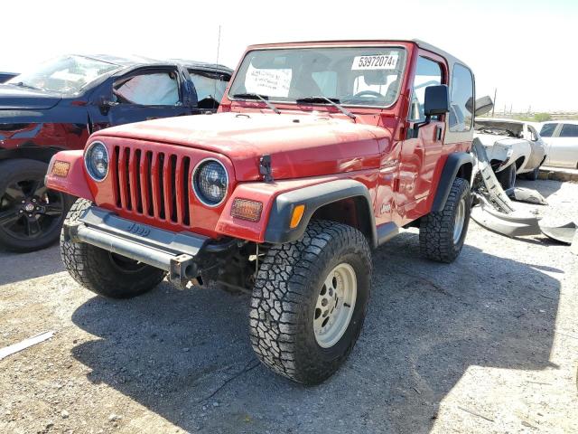 1998 Jeep Wrangler / Tj Sport VIN: 1J4FY19S7WP741687 Lot: 53972074