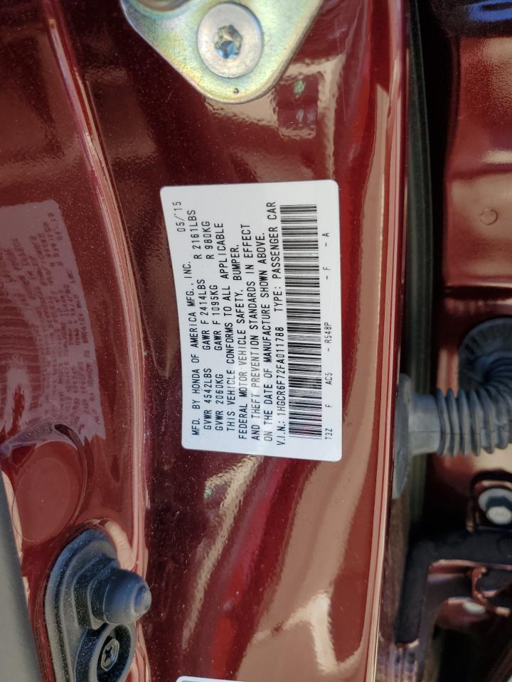 1HGCR6F72FA011788 2015 Honda Accord Touring Hybrid