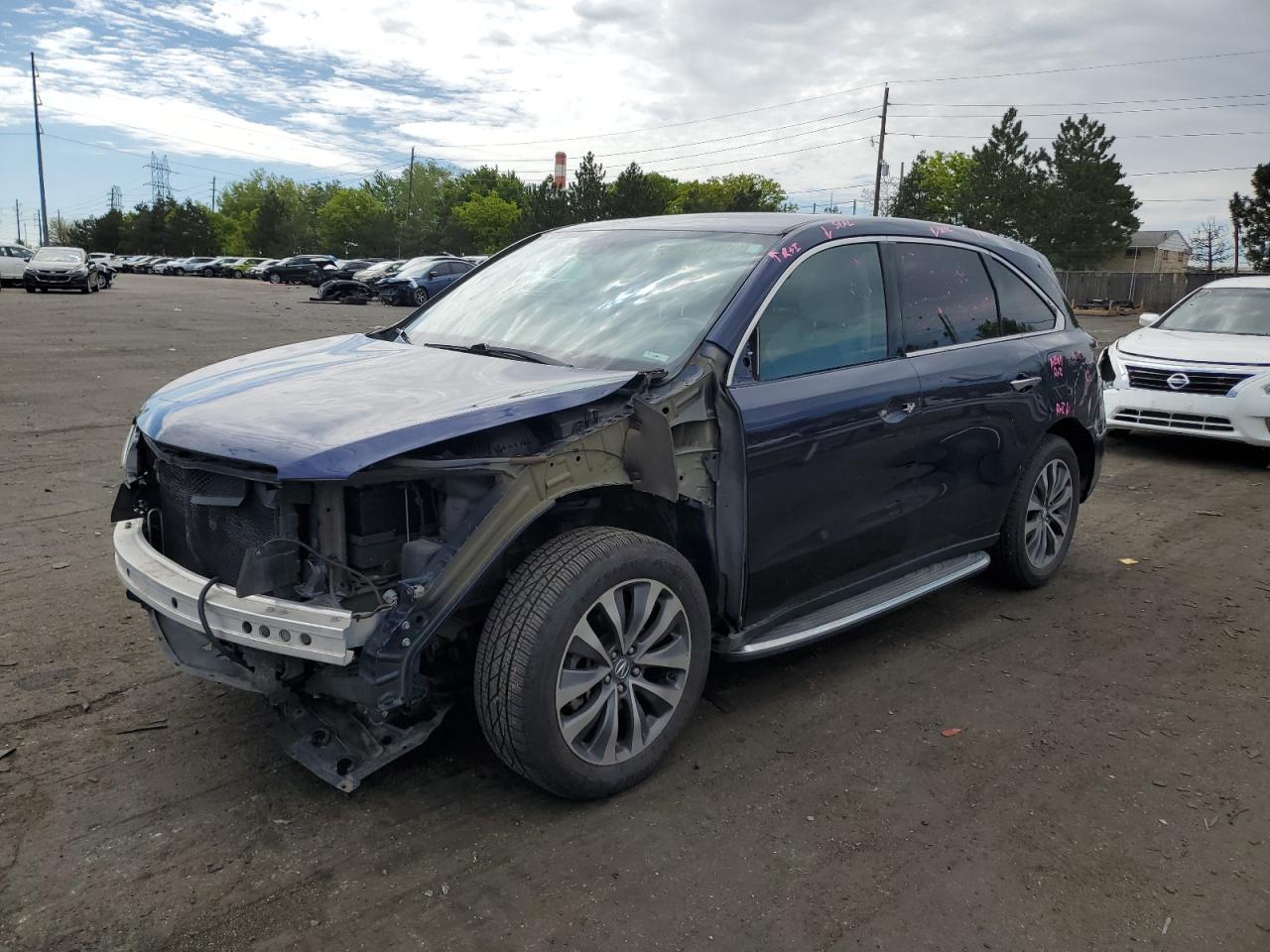 5FRYD4H49EB012869 2014 Acura Mdx Technology