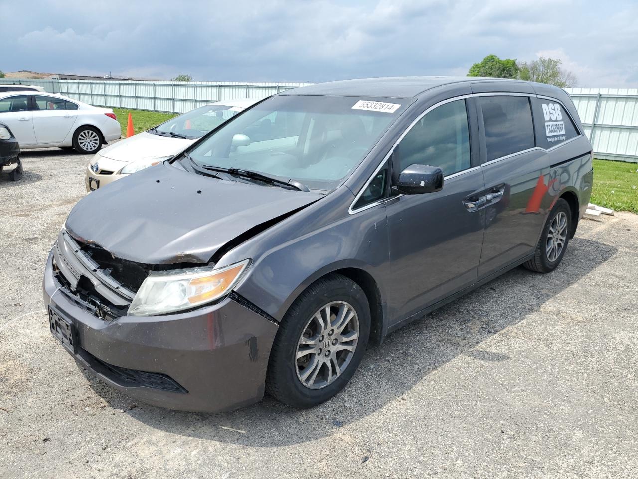 5FNRL5H46DB017055 2013 Honda Odyssey Ex