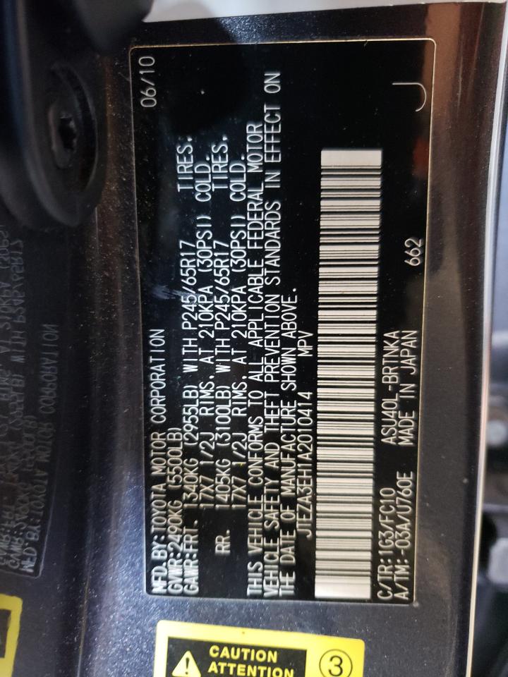 JTEZA3EH1A2010414 2010 Toyota Highlander