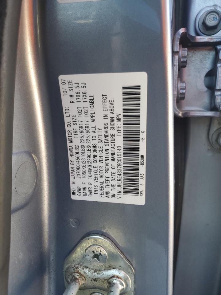 JHLRE48378C015140 2008 Honda Cr-V Lx