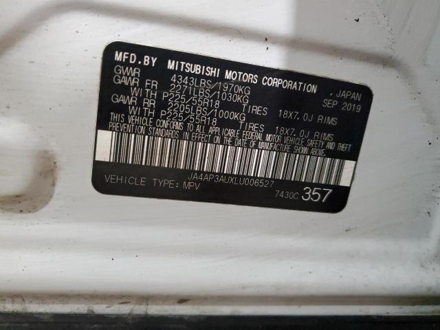 2020 Mitsubishi Outlander Sport Es VIN: JA4AP3AUXLU006527 Lot: 55346874